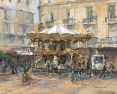 Little Carousel, Montpellier by Pat Maclaurin